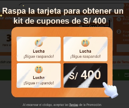 Cupon TEMU Perú